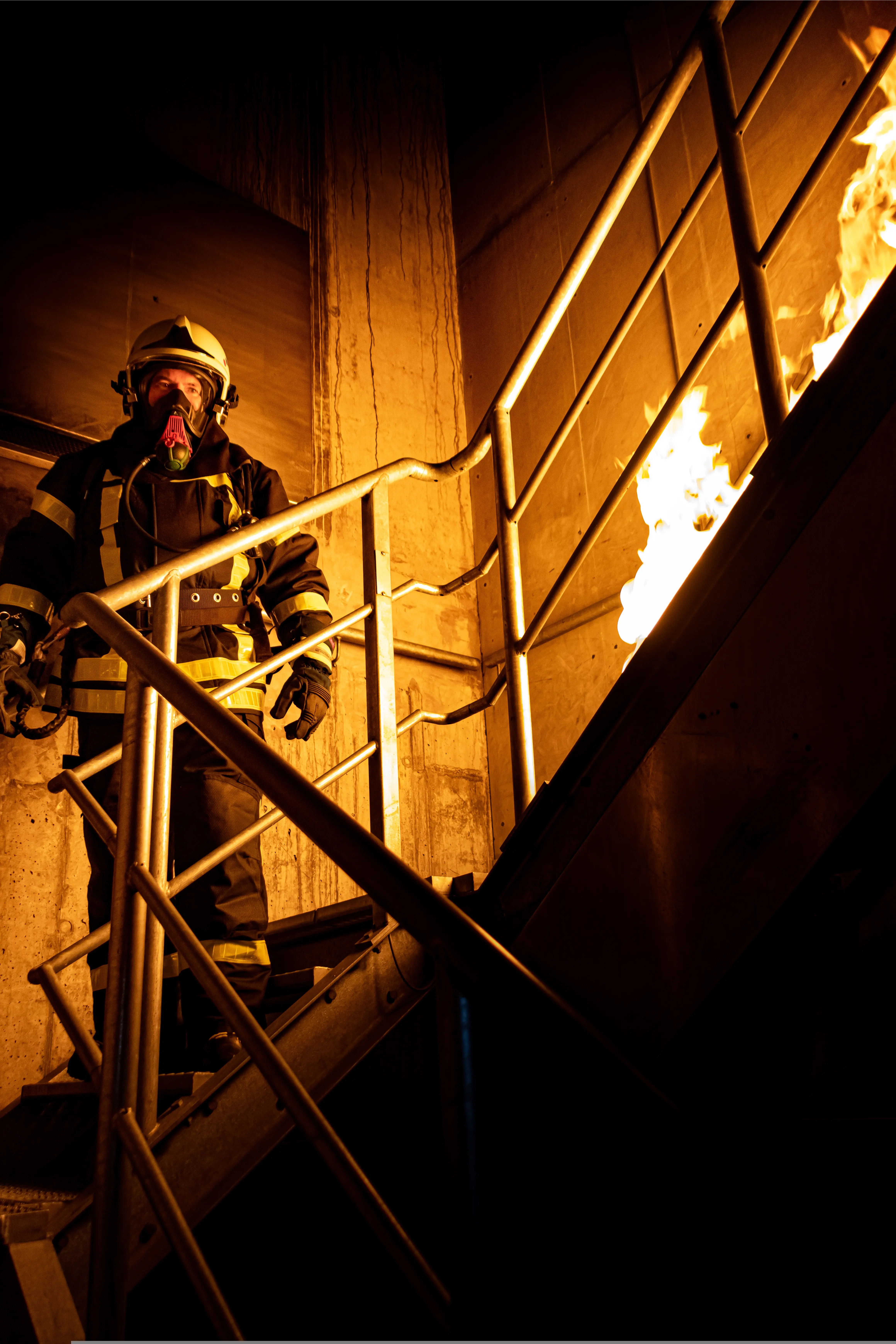 Siniestro por incendio industrial